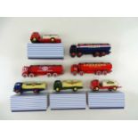 A group of ATLAS DINKY tanker lorries, mostly Code 3 examples - VG in G/VG boxes where boxed (7)