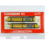 A FLEISCHMANN HO Gauge 4470 "Sprinter" 2 car EMU in NS livery - VG in G box