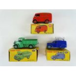 A group of three DINKY vans comprising 260, 411 and 492 - G in F/G boxes (3)