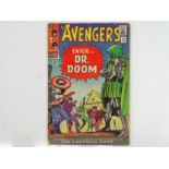 AVENGERS# 25 (1966 - MARVEL) - Fantastic Four and Dr. Doom appearances - Jack Kirby cover with Don