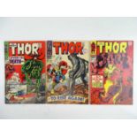 THOR #150, 151 & 153 - (3 in Lot) - (1967 - MARVEL - UK Cover Price) - Includes Hela, Destroyer,
