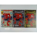 SPIDER-MAN #1 - (3 in Lot) - (1990 - MARVEL) Includes Set of ALL Three GOLD, REGULAR, SILVER #1