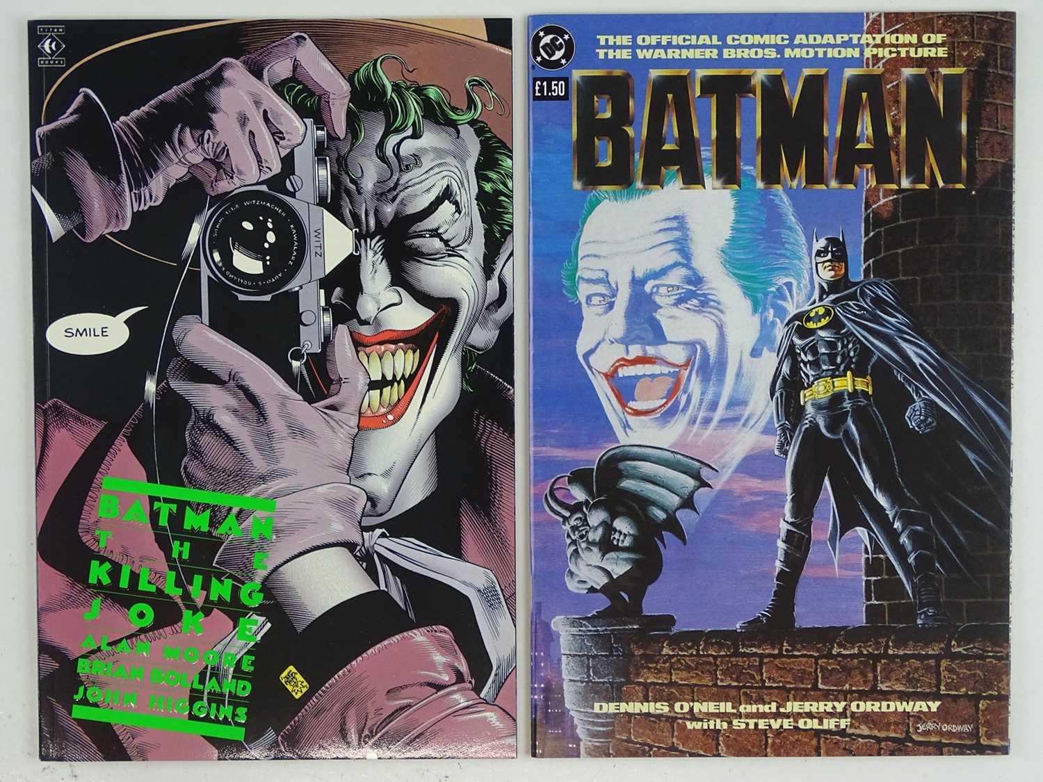 BATMAN LOT - (2 in Lot) - (TITAN & DC) - Includes BATMAN: KILLING JOKE (1988) - First Printing