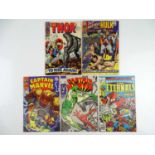 ETERNALS, CAPTAIN MARVEL, THOR, TALES TO ASTONISH LOT - (5 in Lot) - (MARVEL - UK Cover Price & UK