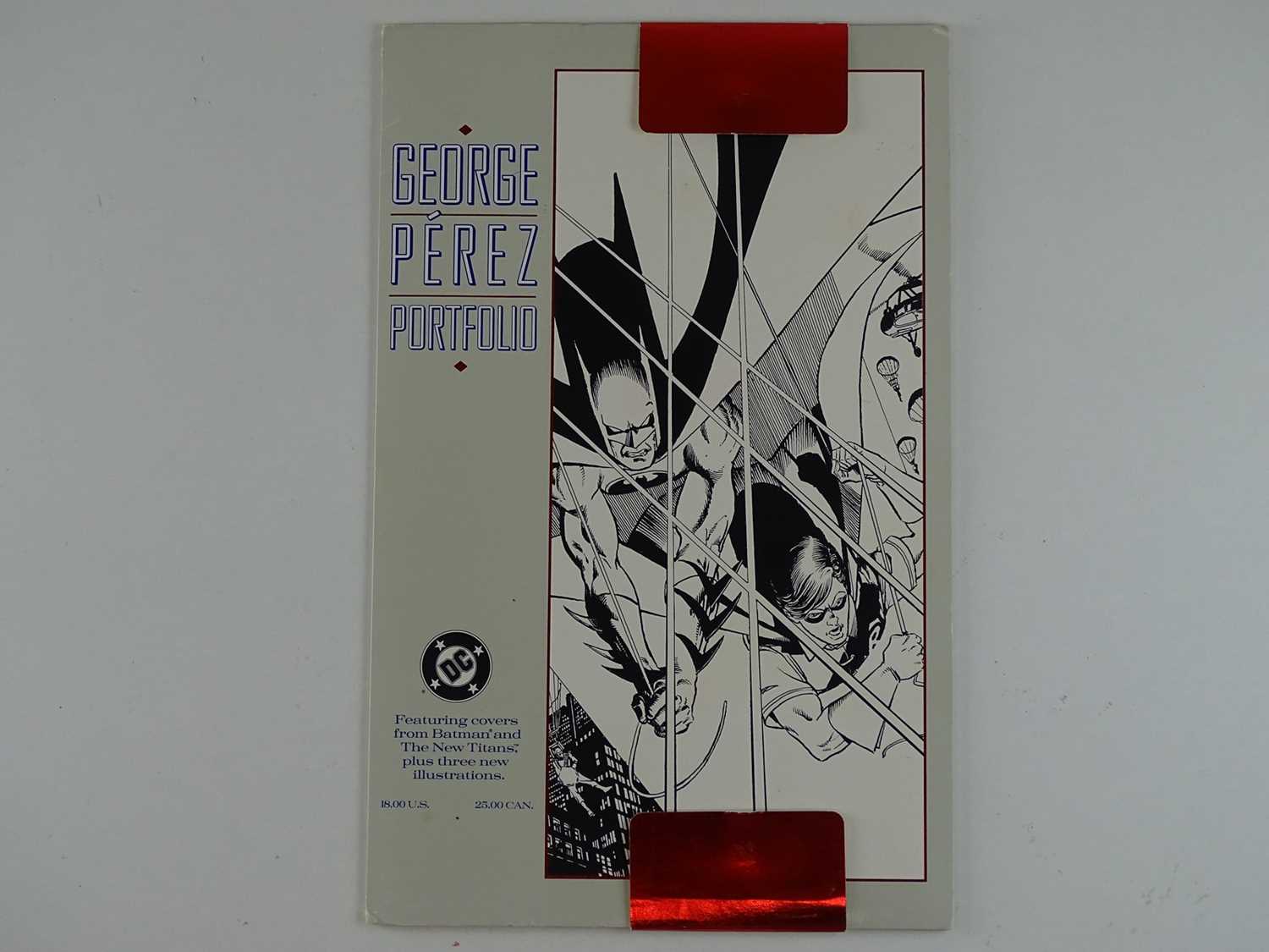 GEORGE PEREZ PORTFOLIO (1990) - A series of 12 high quality black & white art prints featuring