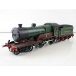 A kit built finescale O Gauge "Improved Director" Class 11F 4-4-0 steam locomotive in Great