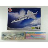 A group of unbuilt 1:48/100/144 scale plastic aircraft kits by AIRFIX and NU-BEE (contents unchecked