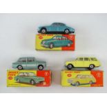 A group of DINKY cars comprising a 138 Hillman Imp, a 141 Vauxhall Victor estate and a 146 Daimler