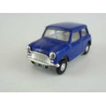 A TRI-ANG SPOT-ON 211 Austin 7 Mini in dark blue - F/G in G box