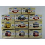 A group of CORGI CLASSICS 1:50 scale diecast bus models in various liveries - E in VG boxes (11)