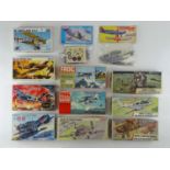 A group of unbuilt 1:72 scale plastic aircraft/spacecraft kits by AIRFIX, FROG and others (