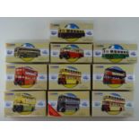 A group of CORGI CLASSICS 1:50 scale diecast bus models in various liveries - E in VG boxes (10)