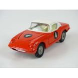 A CORGI 319 Lotus Elan Coupe in red/white - VG but one tyre missing in G box