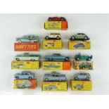 A group of DINKY cars and vans as lotted - F/G in F/G boxes (10)