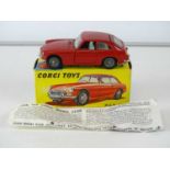 A CORGI 327 MGB GT in dark red - VG in G/VG box