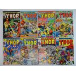 THOR #232, 233, 234, 242, 247, 250, 258, 259 - (8 in Lot) - (1975/77 - MARVEL - UK Price