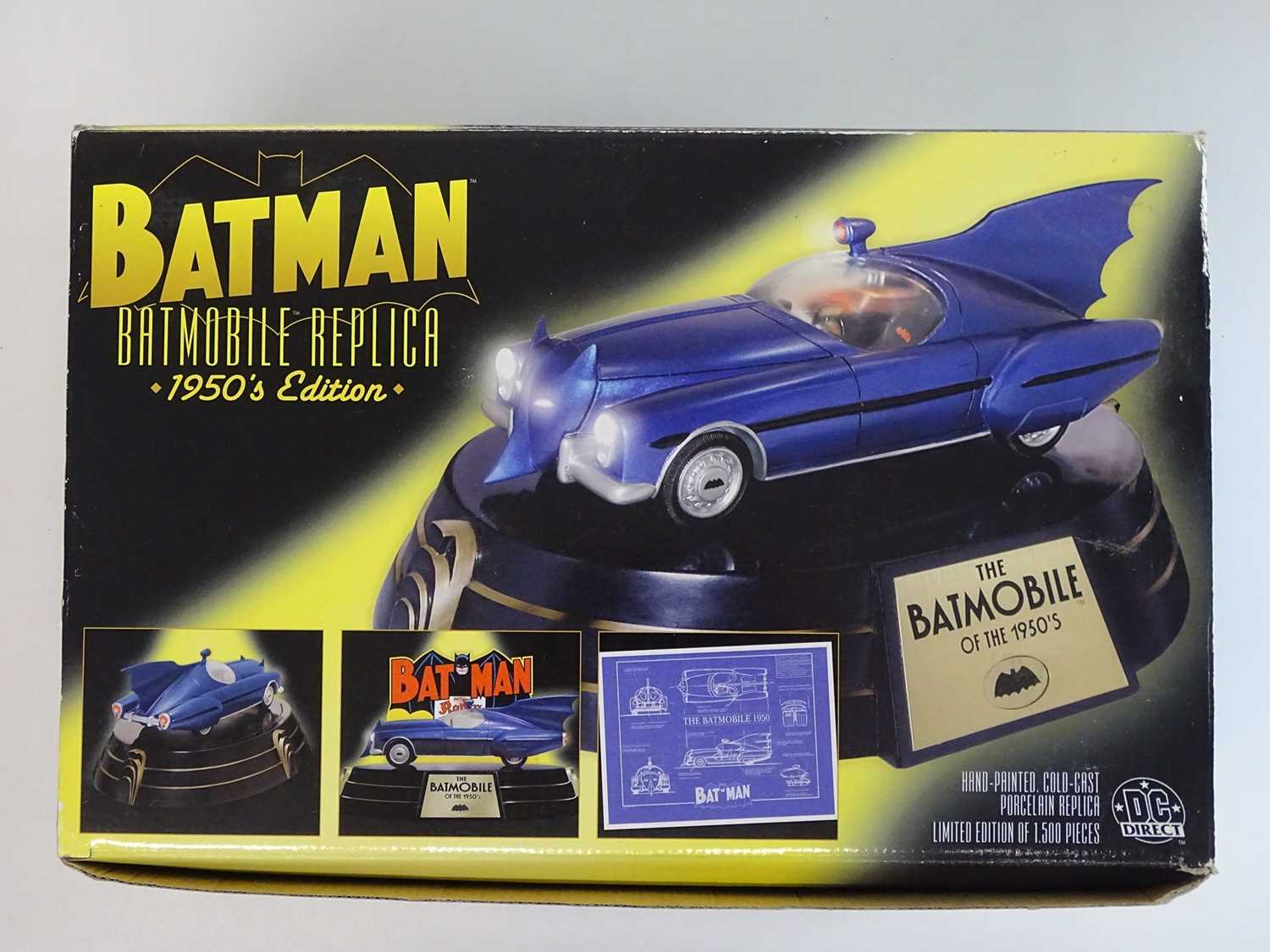 BATMAN: BATMOBILE REPLICA - 1950's EDITION - Limited Edition of 1,500 + Hand painted cold-cast