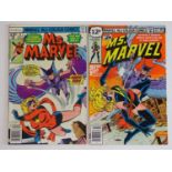MS. MARVEL #9 & 22 - (2 in Lot) - (1977/79 - MARVEL - UK Price Variant) - Includes First