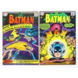 BATMAN #188 & 192 - (2 in Lot) - (1966/67 - DC - UK Cover Price) - Includes First appearance