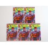 X-MEN #1 - (5 in Lot) - (1991 - MARVEL) - Magneto cover - Jim Lee cover & interior art - Flat/