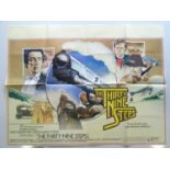 THE THIRTY-NINE STEPS (1978) - UK Quad Film Poster - Vic Fair Artwork - 30" x 40" (76 x 102 cm) -