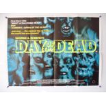 DAY OF THE DEAD (1985) - UK Quad Film Poster - FIRST RELEASE - GEORGE A ROMERO - 'Wall of Zombies'