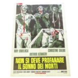 DON’T OPEN THE WINDOW (1974) NON SI DEVE PROFANARE IL SONNO DEI MORTI - Italian 2-fogli - classic