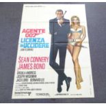 JAMES BOND: DR. NO (1970's) - Italian One Panel (2-Fogli) - 39" x 55" (99 x 140 cm) - 1970's Release