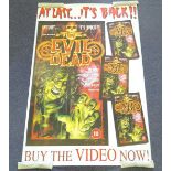 EVIL DEAD, THE (1982) - 60" x 40" (152.5 x 102 cm) - British Bus Shelter poster with Graham