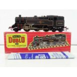 A HORNBY DUBLO 2218 OO gauge class 4MT steam locomotive in BR black numbered 80033 - VG in G box
