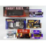 A group of TV and film related diecast vehicles by CORGI and others including Knight Rider, Back