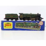 A HORNBY DUBLO 3221 OO gauge 3-rail Castle class steam locomotive in BR green "Ludlow Castle" - G in