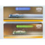 A pair of MARKLIN Z gauge German outline electric locomotives comprising 8839 and 8840 - VG in G