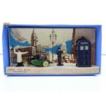 A DINKY No. 42 pre-war 'Police Patrol' gift set, complete - G in G box