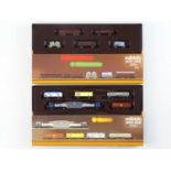 A pair of MARKLIN Z gauge wagon packs comprising 8204 Mixed freight wagon set and 8690 Heavy freight