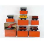 A group of HORNBY O gauge wagons from the No.30 and No.50 ranges - VG/E in G/VG boxes (7)