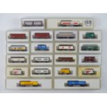 A mixed group of MARKLIN Z gauge wagons - VG in G/VG boxes (20)