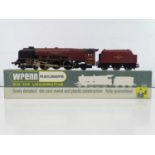 A WRENN OO gauge W2304 Duchess class steam locomotive in BR maroon "King George VI". With