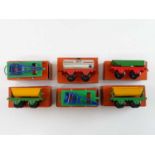 A group of HORNBY O gauge wagons from the No.20 range - VG/E in G/VG boxes (6)