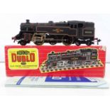 A HORNBY DUBLO 2218 OO gauge class 4MT steam locomotive in BR black numbered 80033 - G/VG in G box