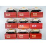 A group of HORNBY DUBLO OO gauge ICI Chlorine tank wagons, some in Tony Cooper repro boxes - G/VG in