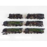 A group of OO Gauge HORNBY DUBLO 3-rail steam locomotives comprising three tank locos and three