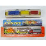 A pair of DINKY sets comprising a 784 Goods Train set and a 399 Convoy truck set - G in G boxes (2)