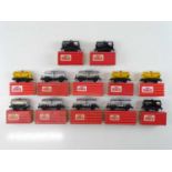 A group of HORNBY DUBLO OO gauge tank wagons in various styles, some in Tony Cooper repro boxes -