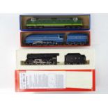 A group of OO Gauge diesel and steam locomotives by LIMA and HORNBY comprising a LIMA Deltic (A/F)