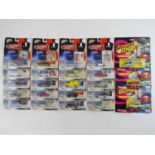 A group of JOHNNY LIGHTNING and ERTL James Bond cars featuring various films, all sealed on original