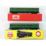 A HORNBY DUBLO 3250/4150 3-rail OO gauge BR(S) Electric Motor Coach with Driving Trailer 2 car EMU