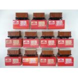 A group of HORNBY DUBLO OO gauge Ventilated vans, some in Tony Cooper repro boxes - G/VG in G