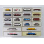 A mixed group of MARKLIN Z gauge wagons - VG in G/VG boxes (20)
