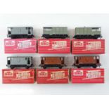 A group of HORNBY DUBLO OO gauge Brake vans, one in Tony Cooper repro box - G/VG in G boxes (6)